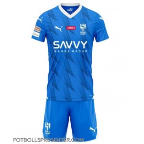 Al-Hilal Hemmatröja Barn 2023-24 Kortärmad (+ korta byxor)